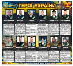 Стенд "Герої України"