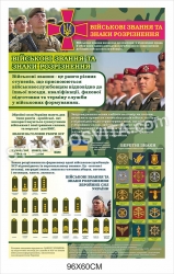 Стенд "Військові звання та знаки розрізнення"