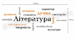 Декор у кабінет літератури