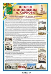 Стенд "Історія винекниння Харкова"