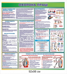 "Охорона праці" стенд пластиковий
