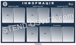 Інформаційний стенд для поліції