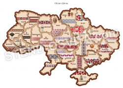 Стенд "Карта України"