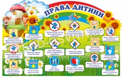 Стенд "Права дитини"