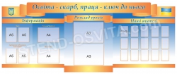 Композиция школьных информационных стендов