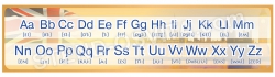 Стенд «Алфавит» в кабинет английского языка