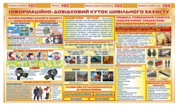 Стенд «Інформаційно-довідковий куточок цивільного захисту»