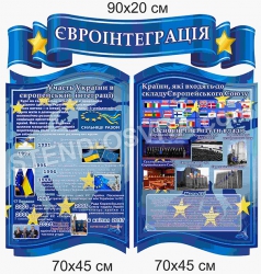 Комплект стендів «Євроінтеграція»