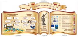 Стенд "Основи правознавства"