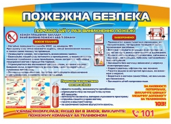 Стенд Пожежна безпека