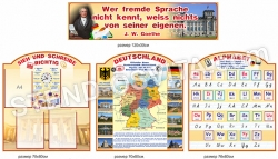 Пластикові стенди в кабінет німецької  мови