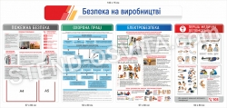 Комплект стендів "Безпека на виробництві"