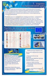 Стенд “Україна та Європейський союз”