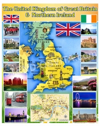 Карта Великобритании и Северной Ирландии